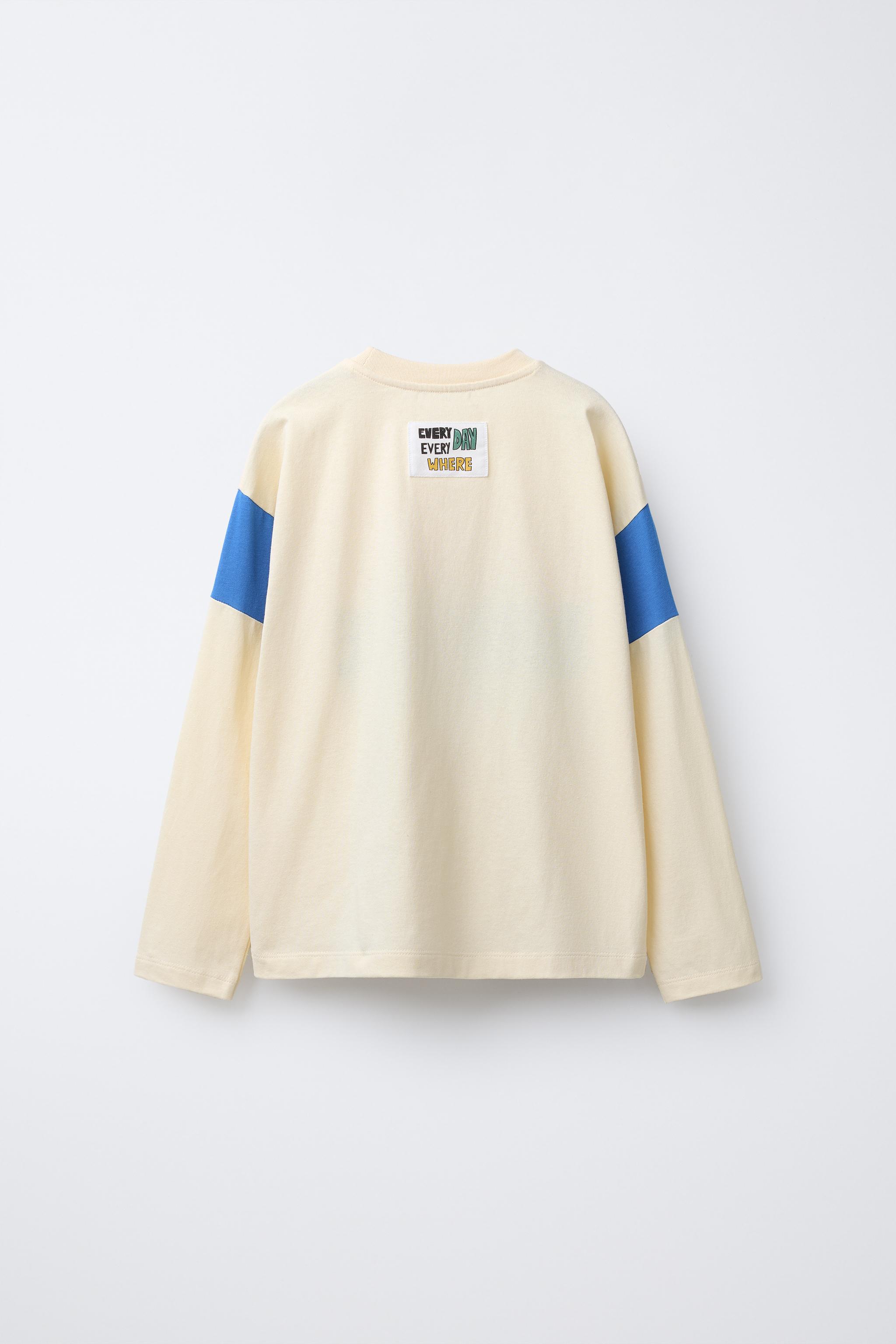 RUFFLY TEXT PRINT T-SHIRT